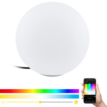 Eglo 98106 - Lampa zewnętrzna LED RGBW MONTEROLO-C 1xLED/9W/230V IP65 Ø390