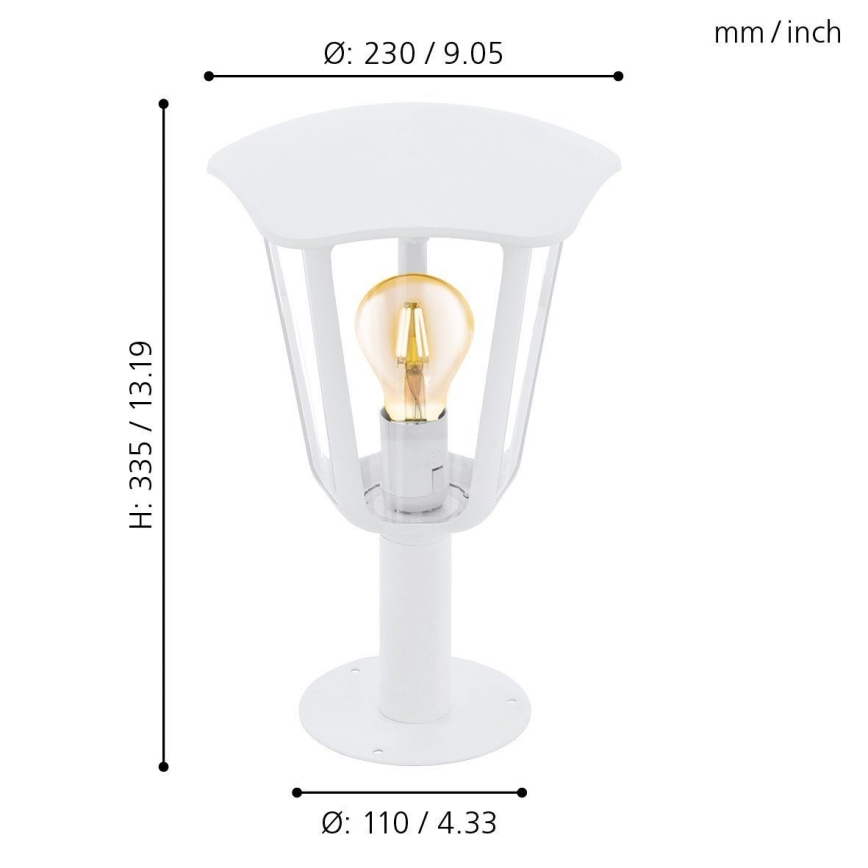 Eglo 98117 -  Lampa zewnętrzna MONREALE 1xE27/60W/230V IP44