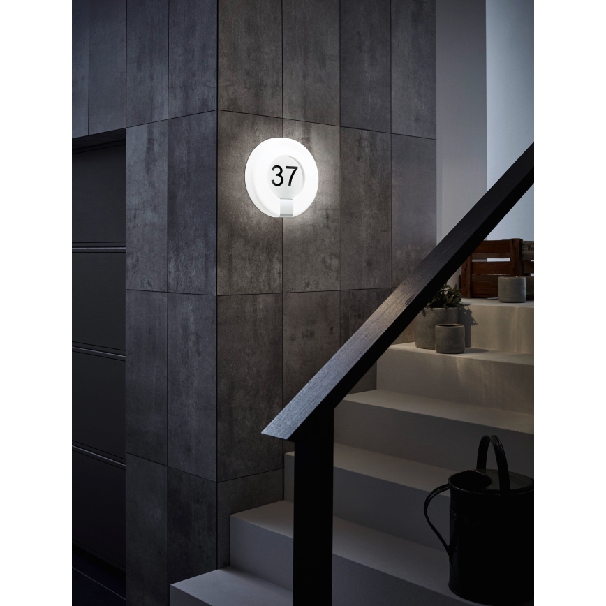 Eglo 98145 - LED RGB Numer domu MARCHESA-C LED/15W/230V IP44