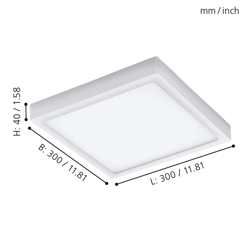 Eglo - LED Ściemnialne oświetlenie zewnętrzne ARGOLIS-C LED/22W/230V Bluetooth IP44