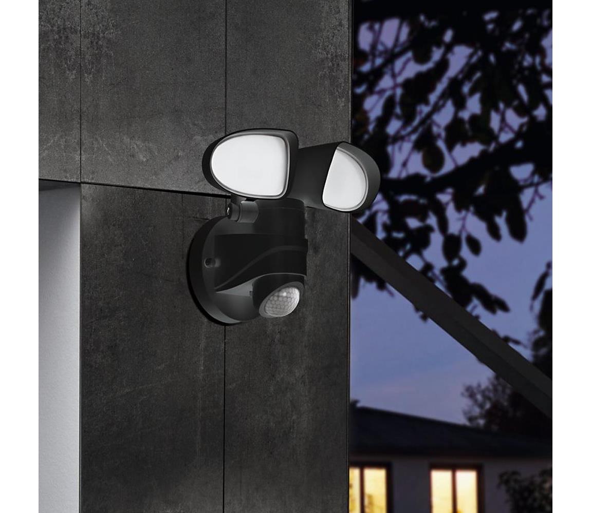 Eglo 98176 - LED Oświetlenie zewnętrzne z czujnikiem PAGINO 2xLED/7,5W/230V IP44
