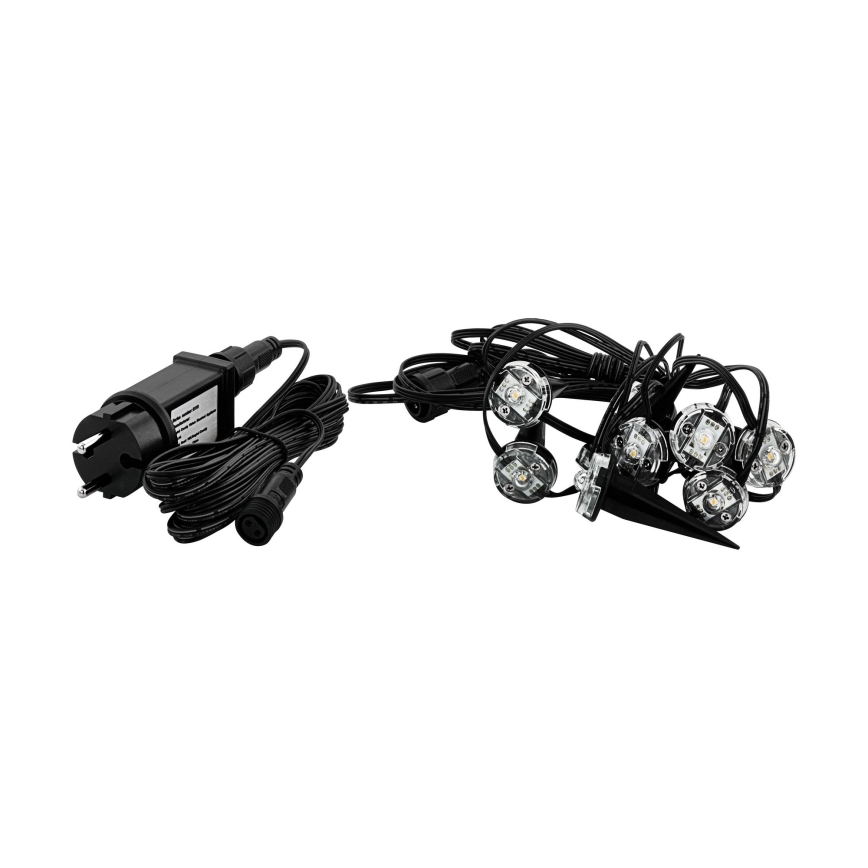 Eglo - Zewnętrzny łańcuch dekoracyjny LED 9xLED 10m IP65 ciepła biel