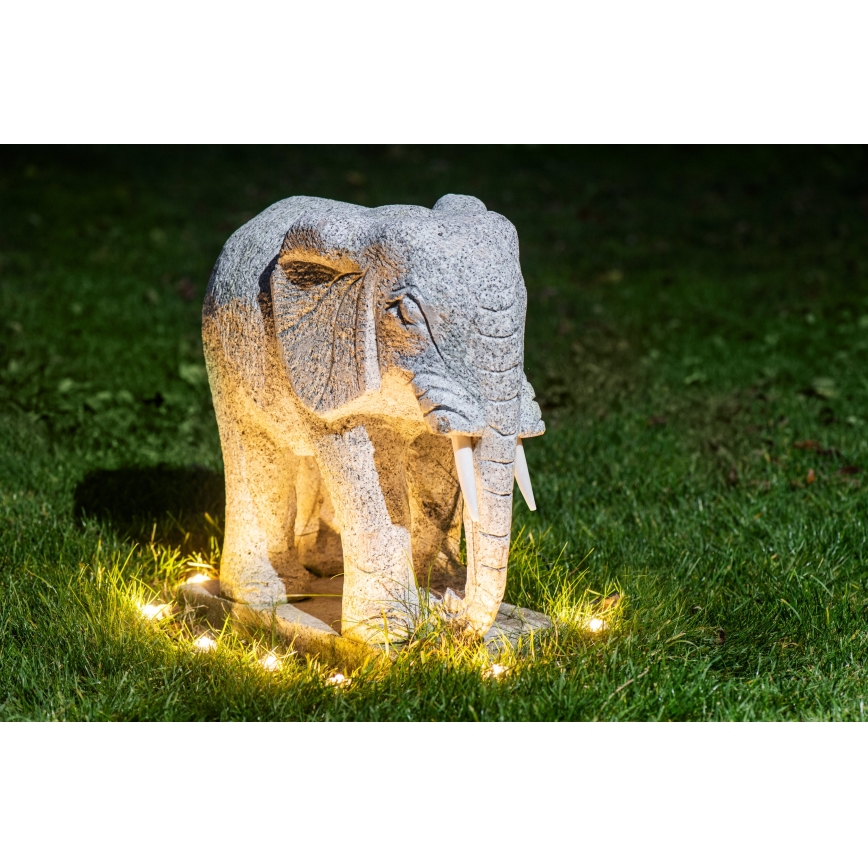 Eglo - Zewnętrzny łańcuch dekoracyjny LED 9xLED 10m IP65 ciepła biel