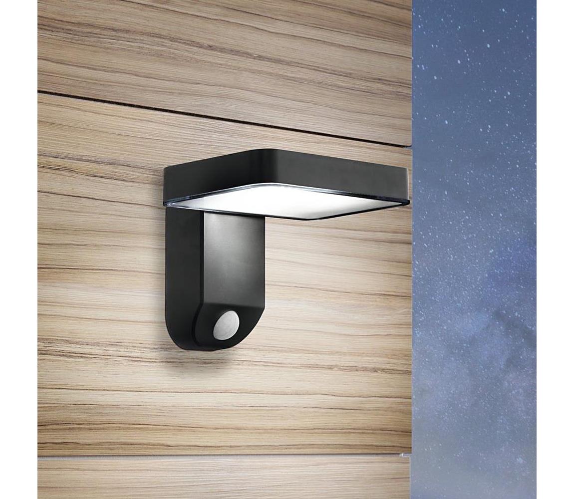 Eglo 98191 - LED Kinkiet solarny z czujnikiem PASTION LED/4,5W/3,7V IP44