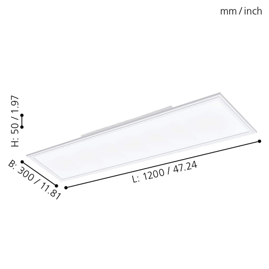 Eglo - LED Plafon ściemnialny LED/30W/230V + pilot