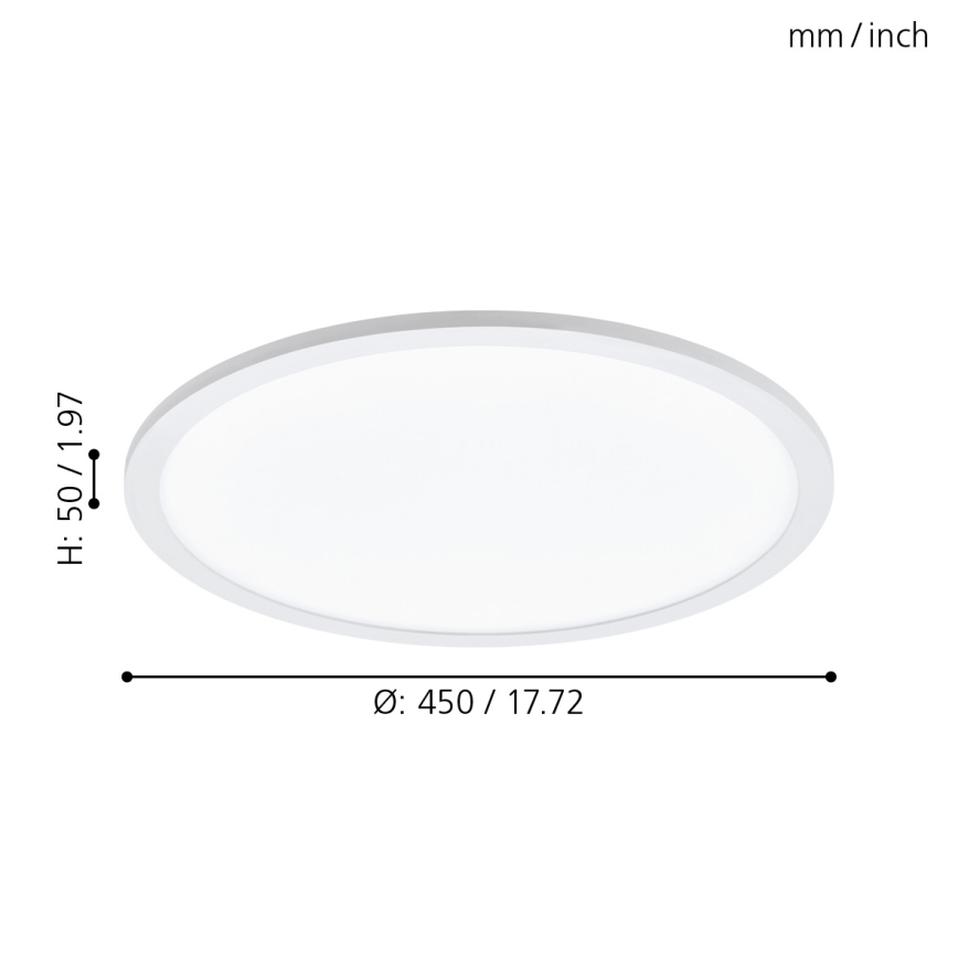Eglo - LED Plafon ściemnialny LED/19,5W/230V + pilot