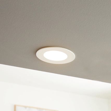 Eglo - ściemnialna wpuszczana oprawa sufitowa LED 5W/230V z pilotem, śr. 12 cm