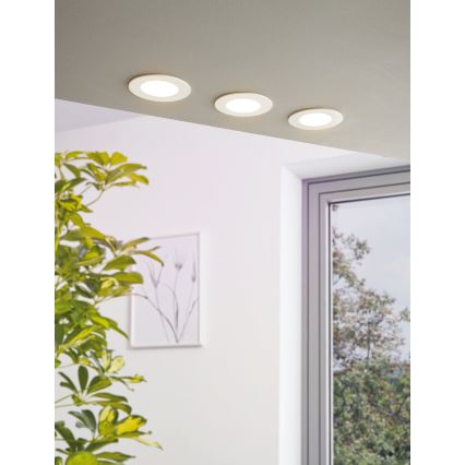 Eglo - ściemnialna wpuszczana oprawa sufitowa LED 5W/230V z pilotem, śr. 12 cm