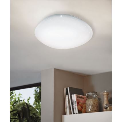 Eglo 98228 - ściemnialna oprawa sufitowa LED SILERAS-A LED/36W/230V śr. 60 cm + pilot zdalnego sterowania