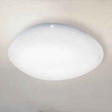 Eglo 98228 - ściemnialna oprawa sufitowa LED SILERAS-A LED/36W/230V śr. 60 cm + pilot zdalnego sterowania