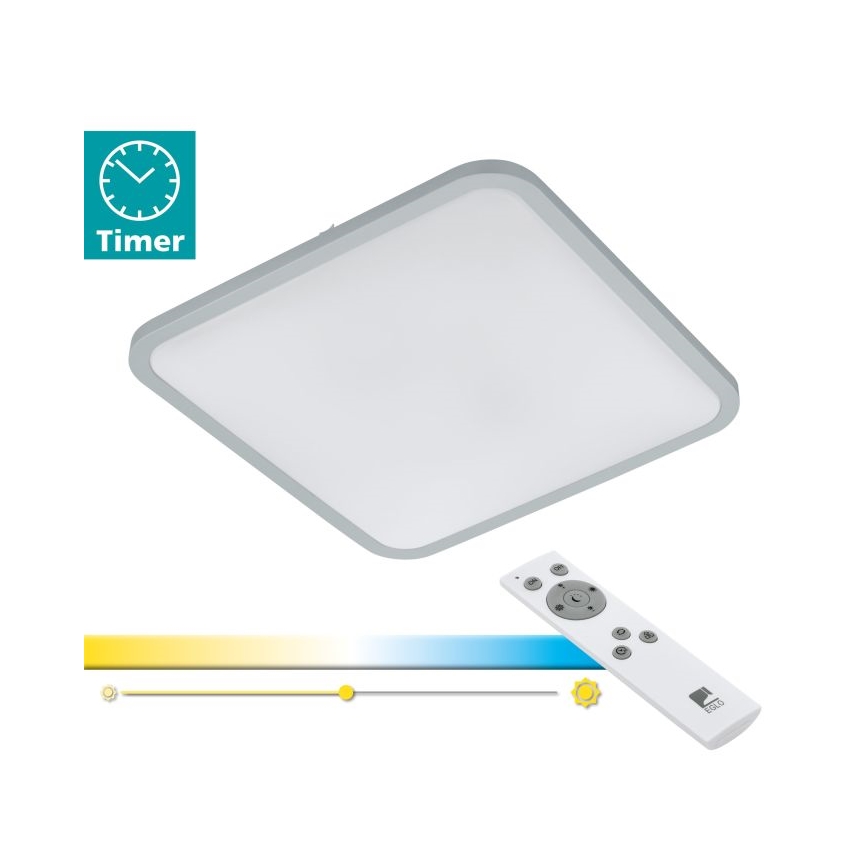 Eglo 98258 - Ściemnialna lampa sufitowa LED COGOLETO LED/30W/230V + pilot zdalnego sterowania