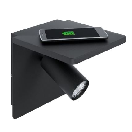 Eglo - Kinkiet LED z bezprzewodowym ładowaniem 1xGU10/5W/230V