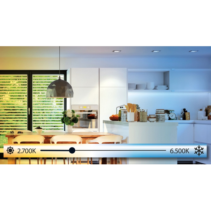 Eglo - ściemnialna lampa sufitowa LED/14W/230V + pilot Ø 22,5 cm