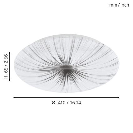 Eglo - LED Plafon LED/19,5W/230V