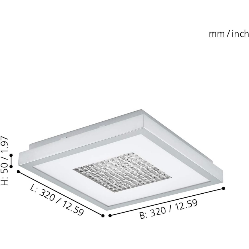 Eglo 98369 - ściemnialna lampa sufitowa LED PESCATE LED/24W/230V