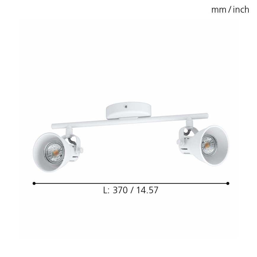 Eglo - LED Oświetlenie punktowe 2xGU10/3,3W/230V