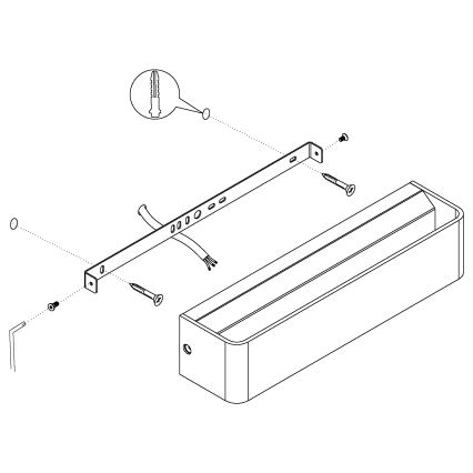 Eglo - LED Kinkiet LED/12W/230V