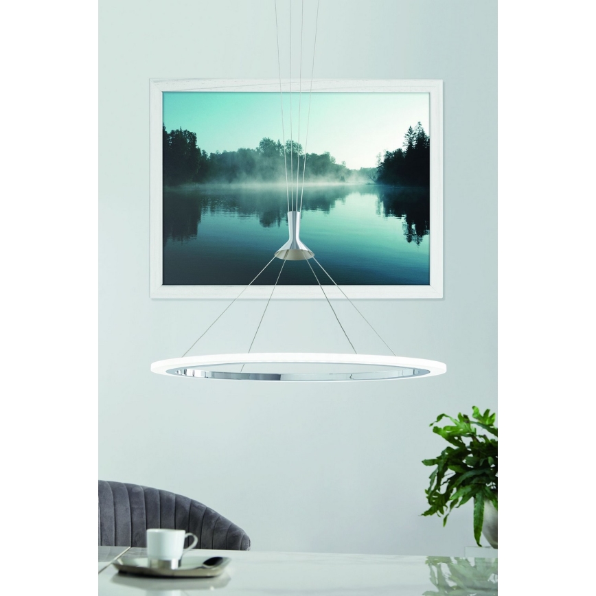 Eglo - LED RGB Ściemnialny żyrandol na lince HORNITOS-C LED/37W/230V + zdalne sterowanie