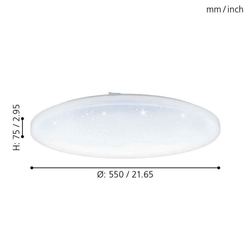 Eglo - LED Plafon LED/49,5W/230V