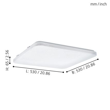 Eglo - LED Plafon LED/49,5W/230V