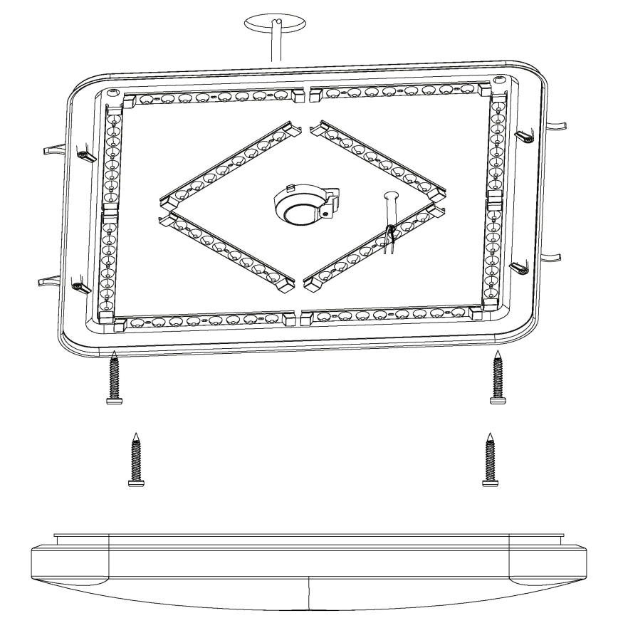 Eglo - LED Plafon LED/49,5W/230V