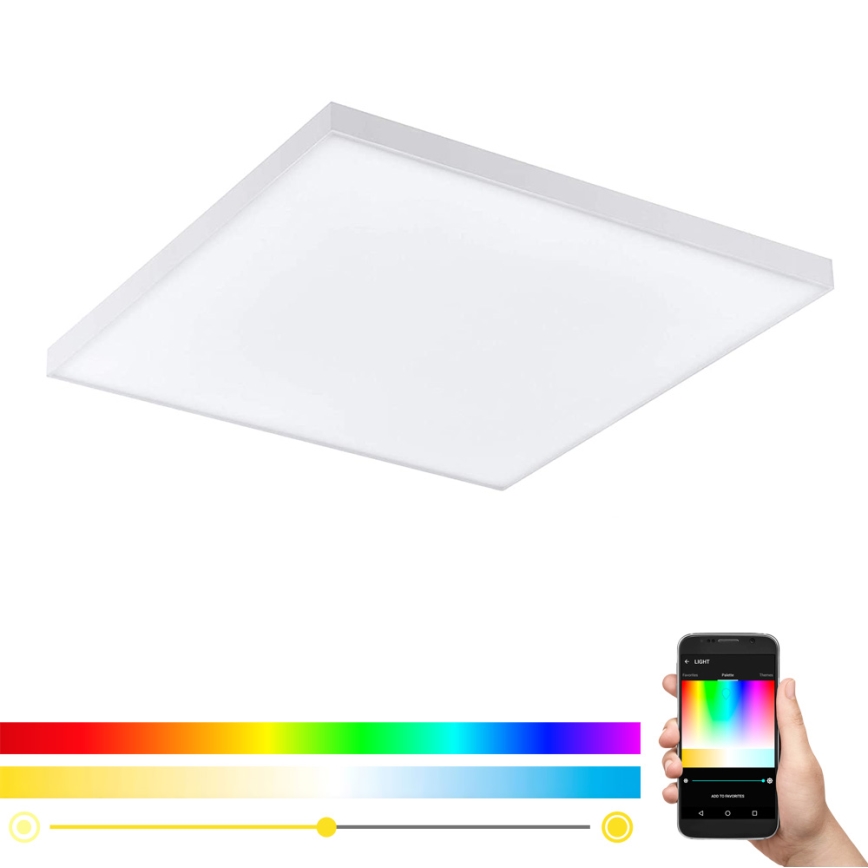 Eglo - LED RGB Plafon ściemnialny TURCONA-C LED/15W/230V + pilot zdalnego sterowania