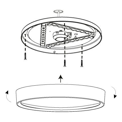 Eglo - LED Plafon LED/16,8W/230V