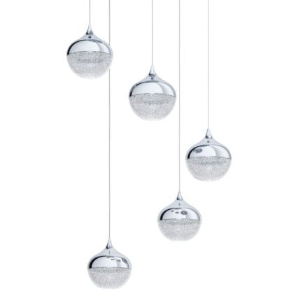 Eglo - Żyrandol na lince 5xE14/25W/230V