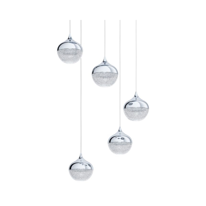 Eglo - Żyrandol na lince 5xE14/25W/230V