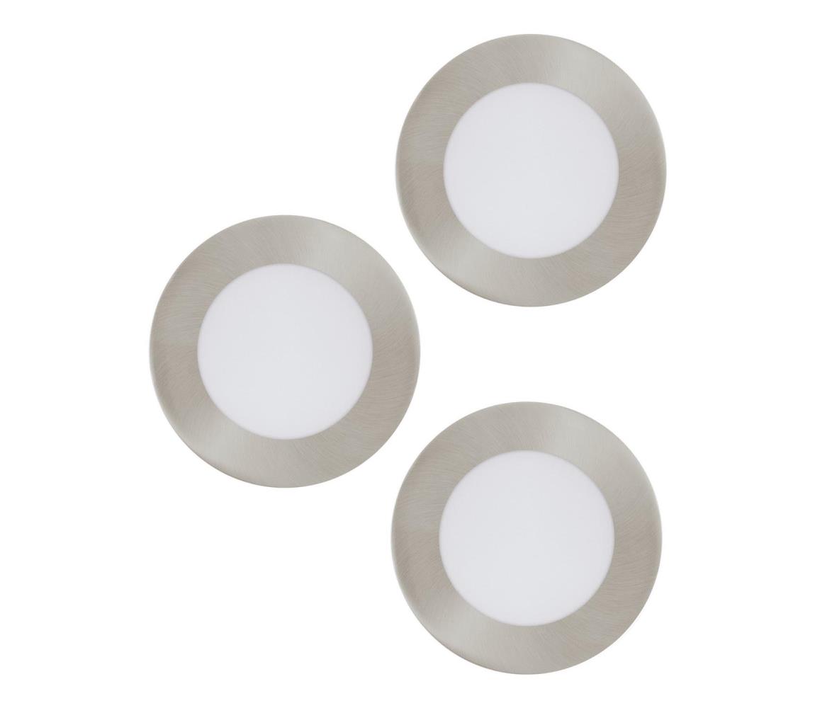 Eglo 98632 - ZESTAW 3x LED Oprawa wpuszczana FUEVA 3xLED/5W/230V
