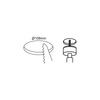 Eglo 98632 - ZESTAW 3x LED Oprawa wpuszczana FUEVA 3xLED/5W/230V