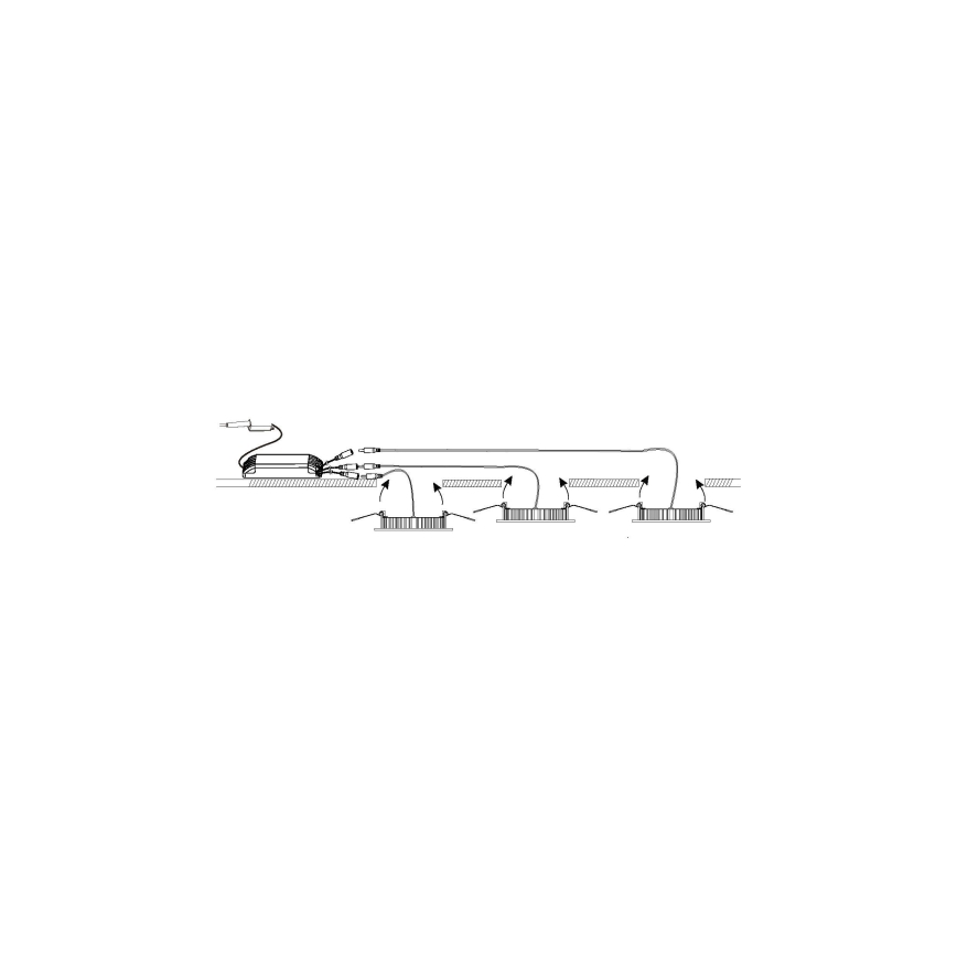 Eglo 98632 - ZESTAW 3x LED Oprawa wpuszczana FUEVA 3xLED/5W/230V