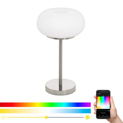 Eglo - LED RGB Lampa ściemnialna stołowa OPTICA-C LED/16W/230V śr. 27,5 cm