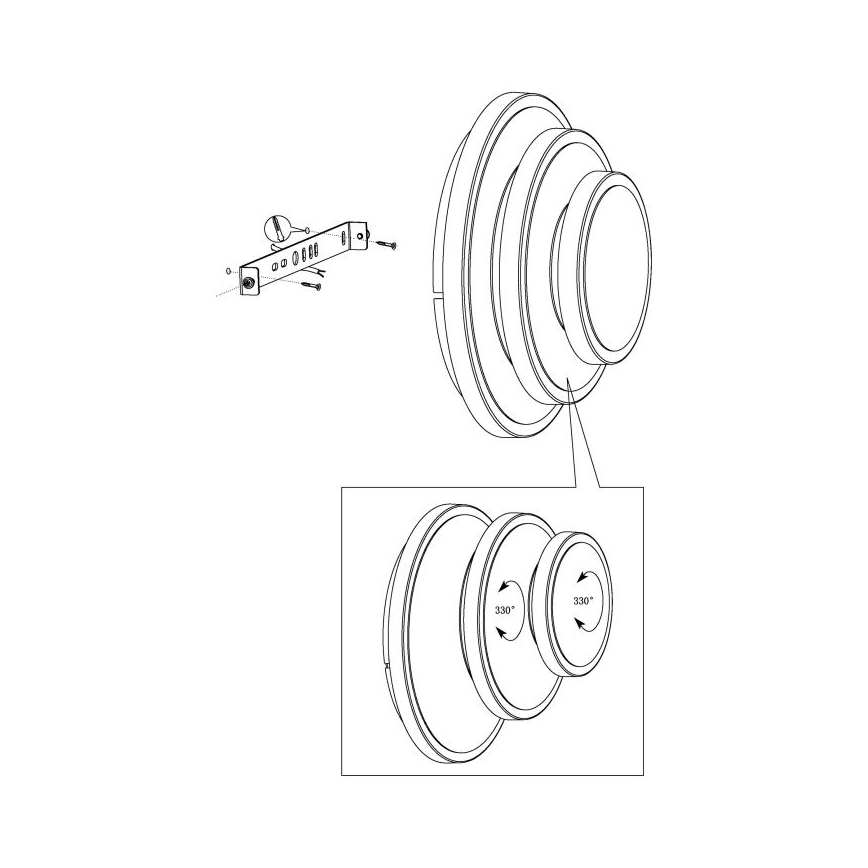 Eglo - LED Plafon LED/11,4W/230V + LED/8,6W + LED/5,4W