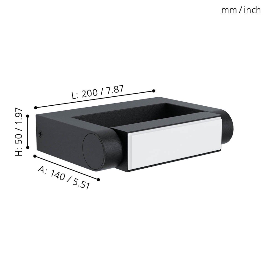 Eglo - LED Kinkiet zewnętrzny LED/4,8W/230V IP44