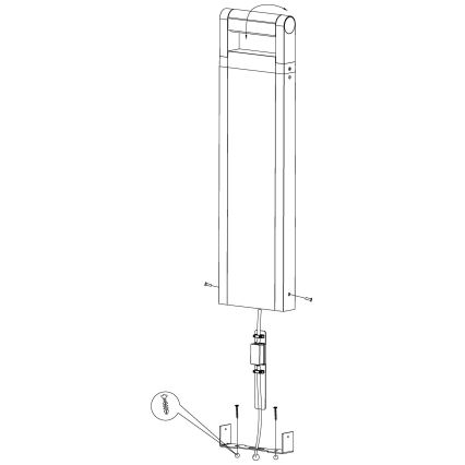 Eglo - LED Lampa zewnętrzna LED/4,8W/230V IP44