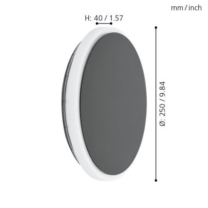 Eglo - LED Kinkiet zewnętrzny LED/11,5W/230V IP44