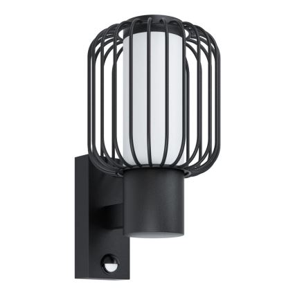 Eglo - Kinkiet zewnętrzny z czujnikiem 1xE27/28W/230V IP44
