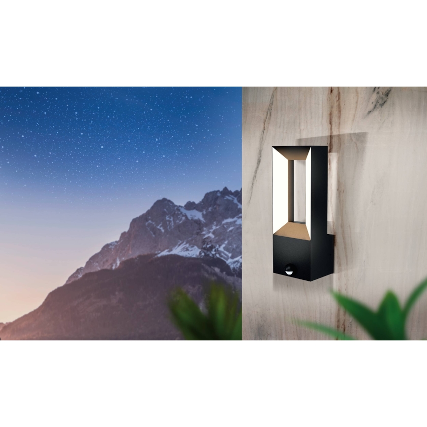 Eglo - LED Lampa zewnętrzna z czujnikiem 2xLED/5W/230V IP44