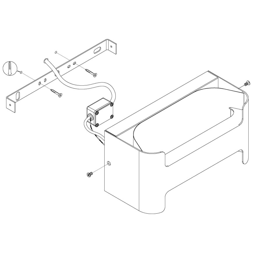 Eglo - LED Kinkiet zewnętrzny LED/4,8W/230V IP44