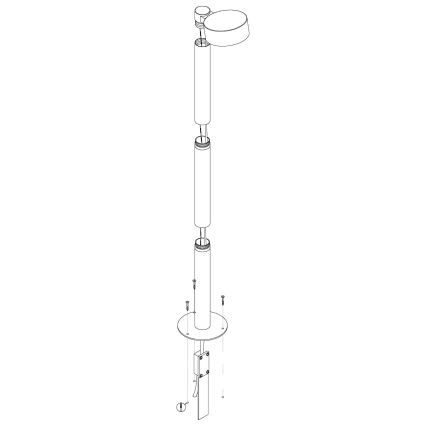 Eglo - LED Lampa zewnętrzna LED/6W/230V IP44