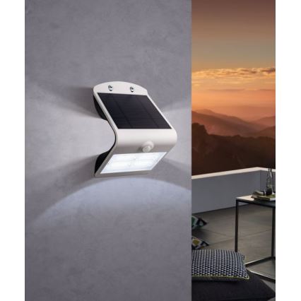 Eglo - Lampa solarna z czujnikiem LED/3,2W/3,7V 2000 mAh IP54