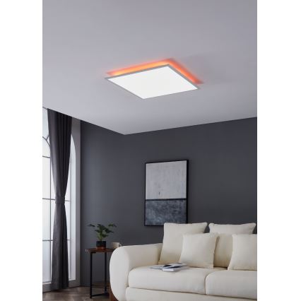 Eglo - Ściemnialna lampa sufitowa RGBW LED/32,5W/230V 2700-6500K 60x60 cm + pilot zdalnego sterowania
