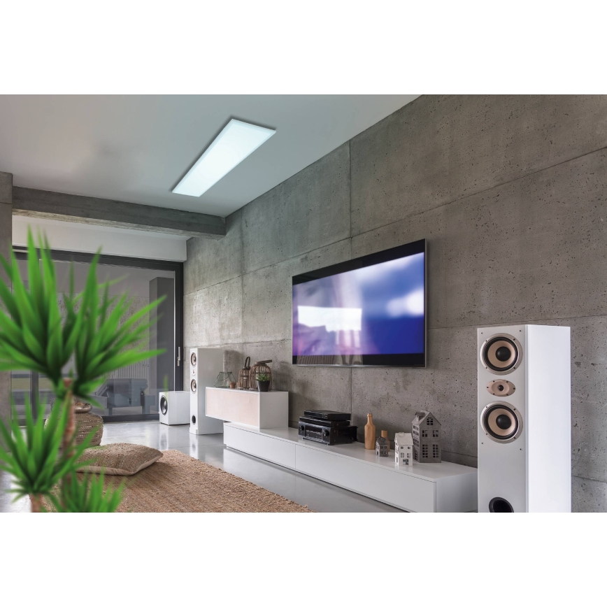 Eglo - Ściemnialna lampa sufitowa RGBW LED/32,5W/230V 2700-6500K 120x30 cm + pilot zdalnego sterowania