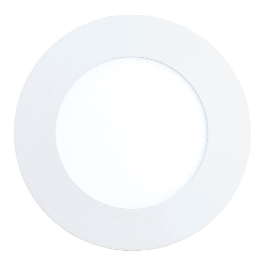 Eglo 98793 - LED RGBW ściemnialna wpuszczana oprawa punktowa FUEVA-CW LED/20W/230V 2700-6500K śr. 12 cm IP64 Wi-Fi biała