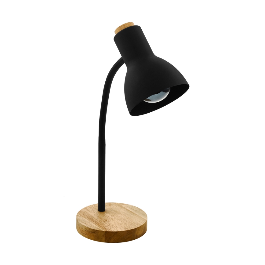 Eglo - Lampa stołowa 1xE27/40W/230V czarny