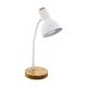 Eglo - Lampa stołowa 1xE27/40W/230V biała
