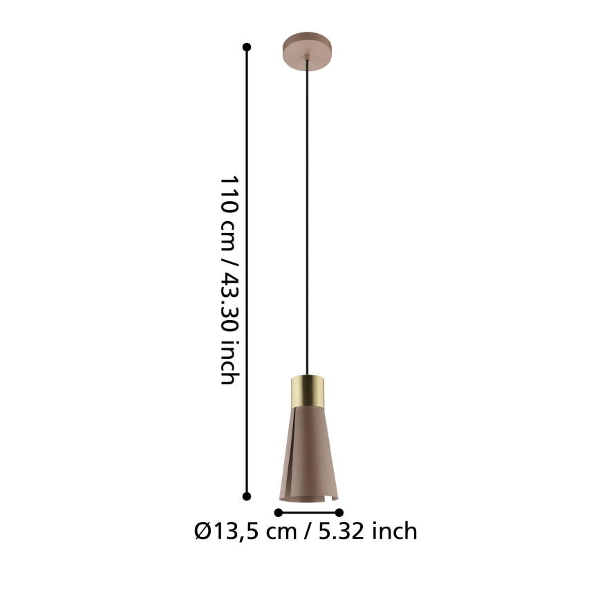 Eglo - LED Żyrandol na lince 1xGU10/4,5W/230V