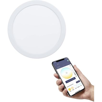 Eglo - LED Ściemniana lampa łazienkowa LED/16,5W/230V IP44 ZigBee