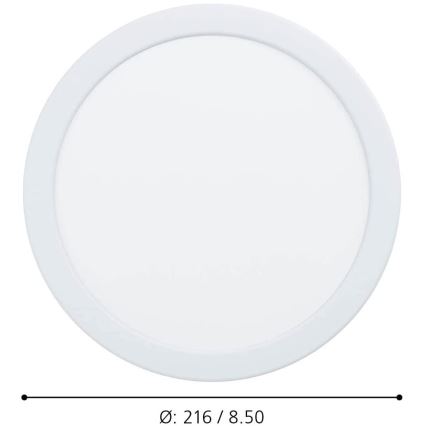 Eglo - LED Ściemniana lampa łazienkowa LED/16,5W/230V IP44 ZigBee